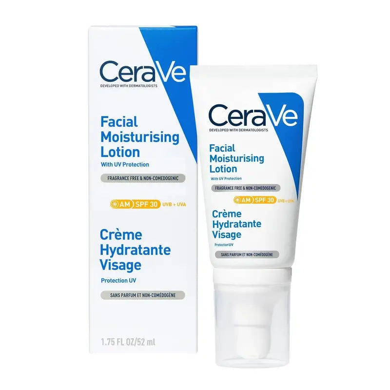 CeraVe Lotion hydratante pour le visage SPF30, 52 ml