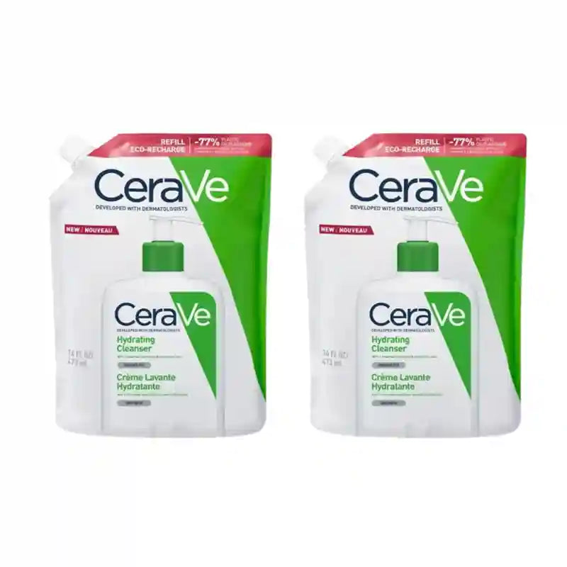 CeraVe Recharge nettoyante hydratante, 2X473 Ml