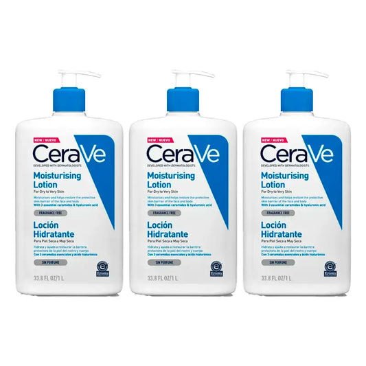 CeraVe Triplo Lotion hydratante, 3X1L