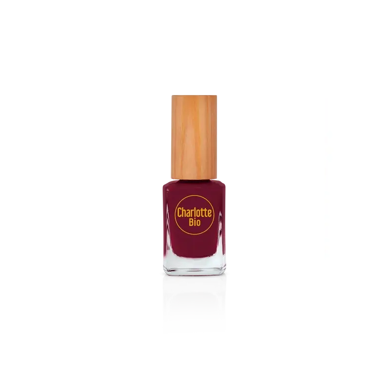 Charlotte Bio Vernis à ongles Rouge prune 10 Ml