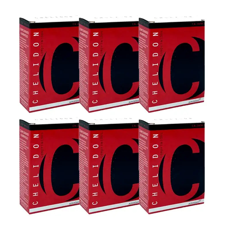 Chelidon, Pack 6 x 60 Comprimés