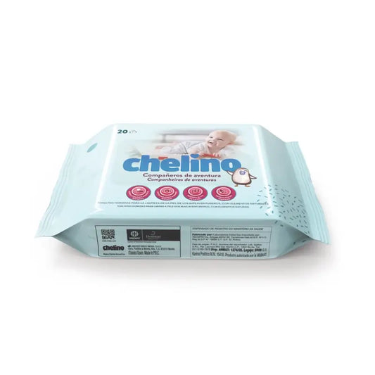 Chelino Lingettes hydratantes pour bébés, 20 unités