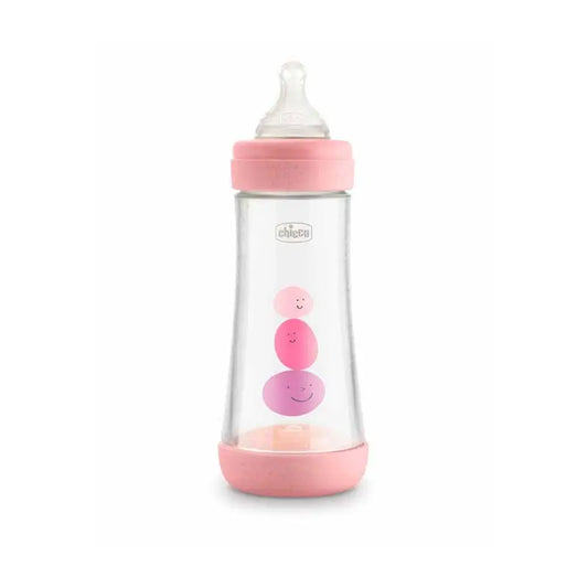 Chicco Perfect Bottle 5 +4 Months Silicone Pink 300 ml