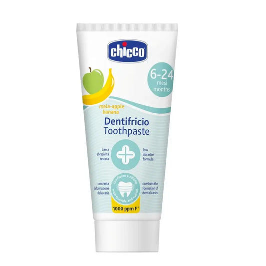 Dentifrice Chicco Apple & Banana 6-24M Fluoride