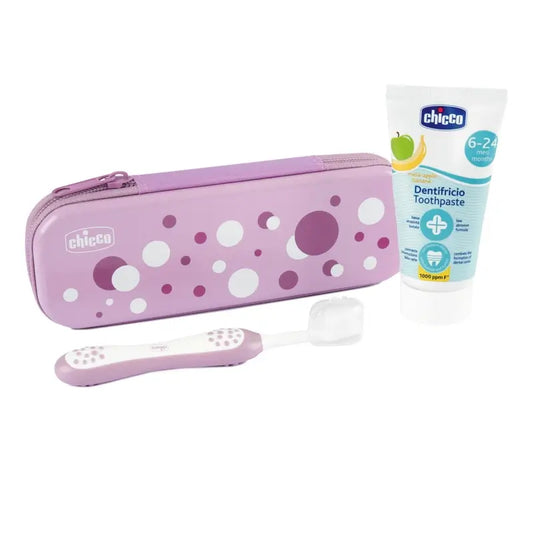Chicco Kit dentaire rose 6M+