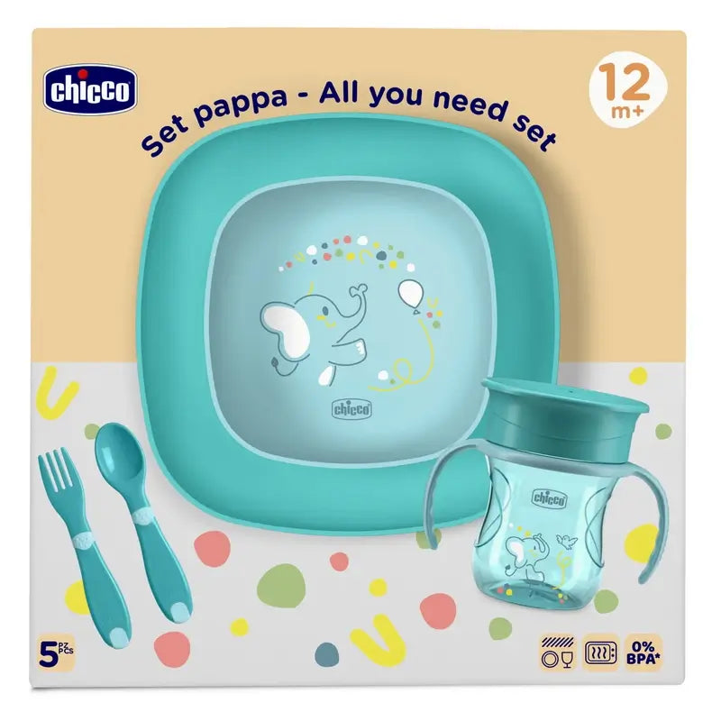 Kit d'alimentation Chicco 12M+ Bleu