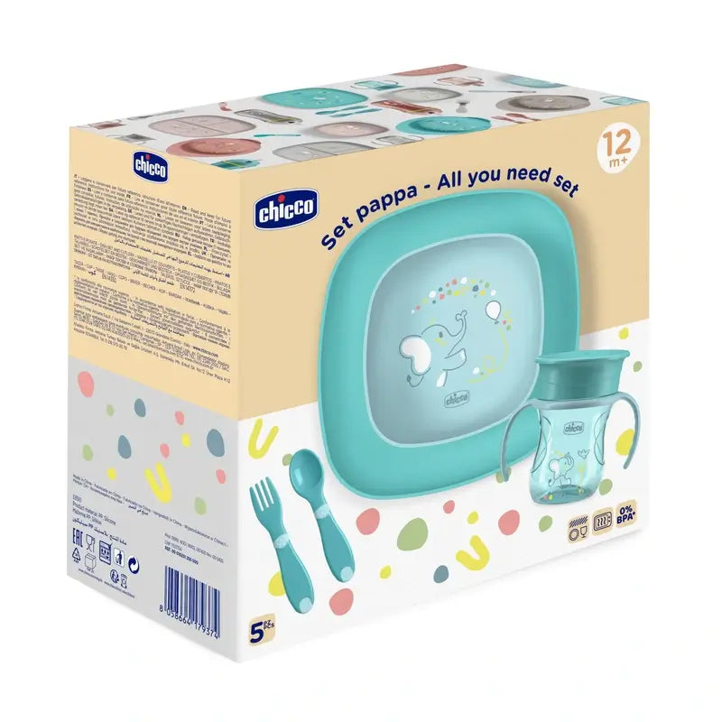 Kit d'alimentation Chicco 12M+ Bleu