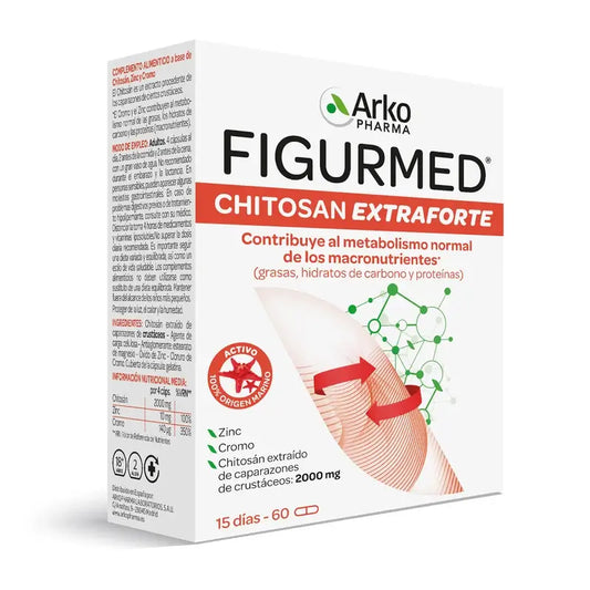 Arkopharma Figurmed Chitosan Extra Forte 500 mg, 60 gélules