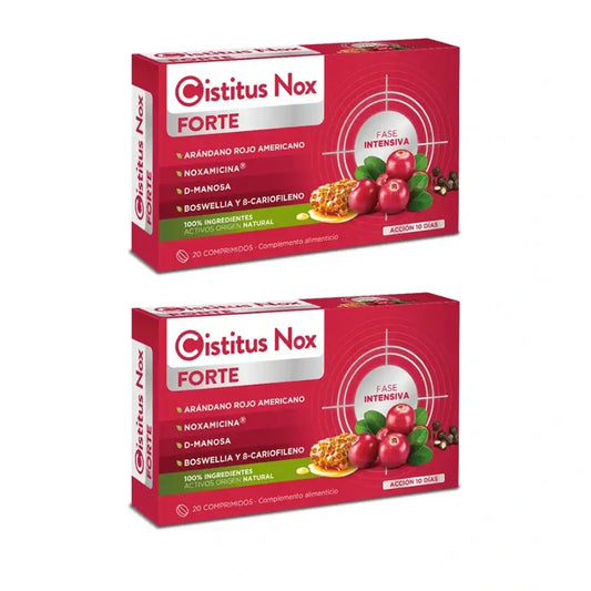 Cistitus Nox Forte, 2 x 20 comprimés
