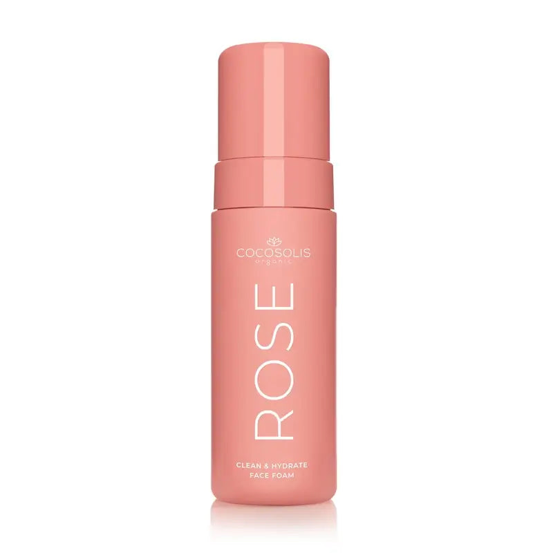 Cocosolis Rose Mousse nettoyante et hydratante pour le visage, 150 ml