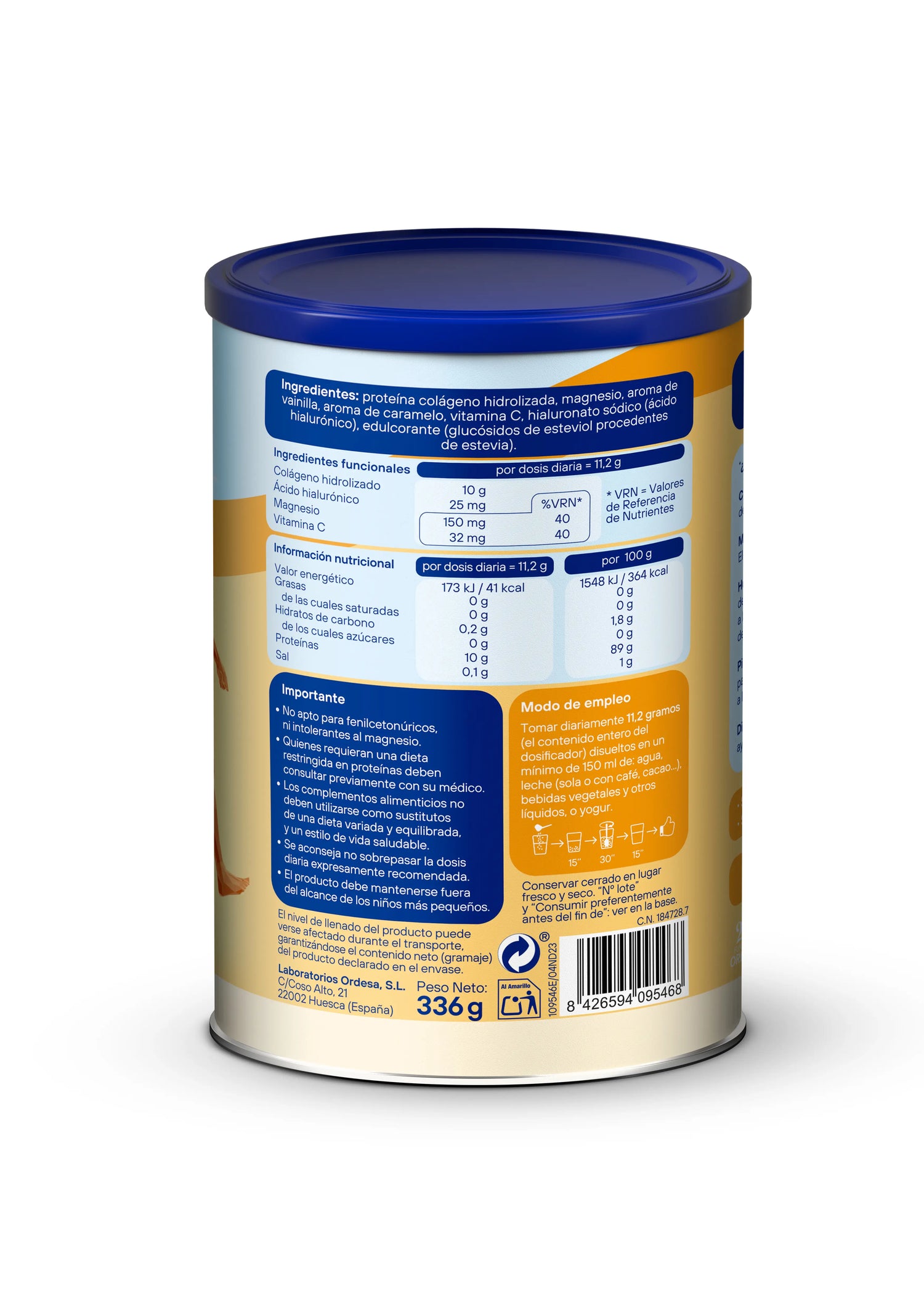 Colnatur Complex Vanilla Flavour, 335 grammes