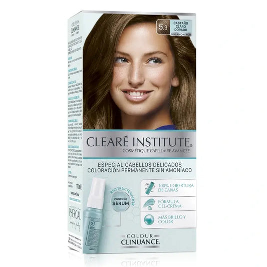 Clearé Institute Colour Clinuance Couleur permanente sans ammoniaque 5.3 Light Golden Brown