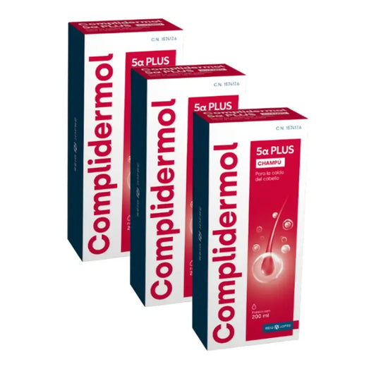 Complidermol Triplo 5 Alfa Shampooing antichute 3 x 200 ml