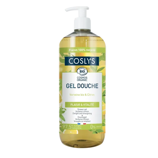 Gel douche Coslys Citron Verveine Coslys 1L, 1000 ml