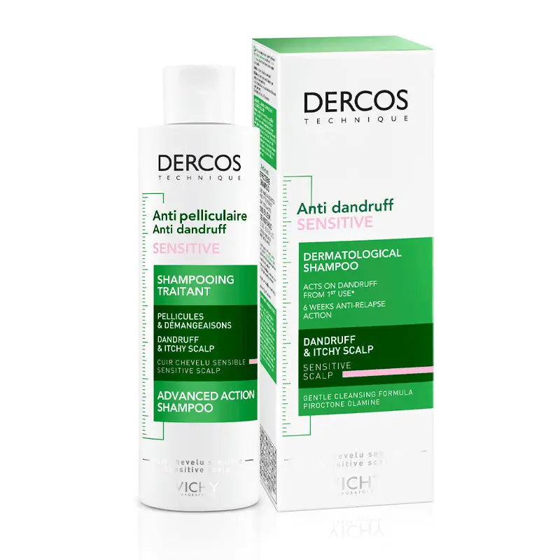 Vichy Dercos Technique Shampooing antipelliculaire pour cuir chevelu sensible 200 ml