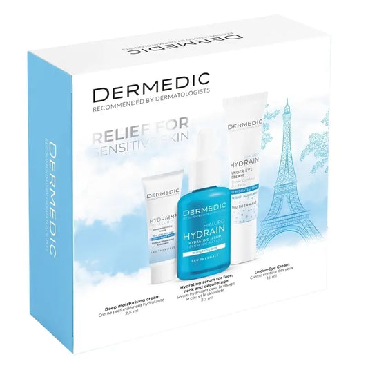Pack Dermedic Hydrain Routine complète, 30 + 2,5 +15 ml