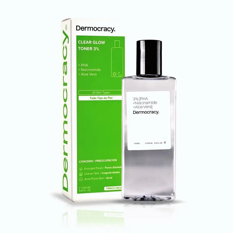 Dermocracy Clear Glow Toner 3% Dermocracy Clear Glow Toner 3% Dermocracy Clear Glow Toner 3% Dermocracy Clear Glow Toner