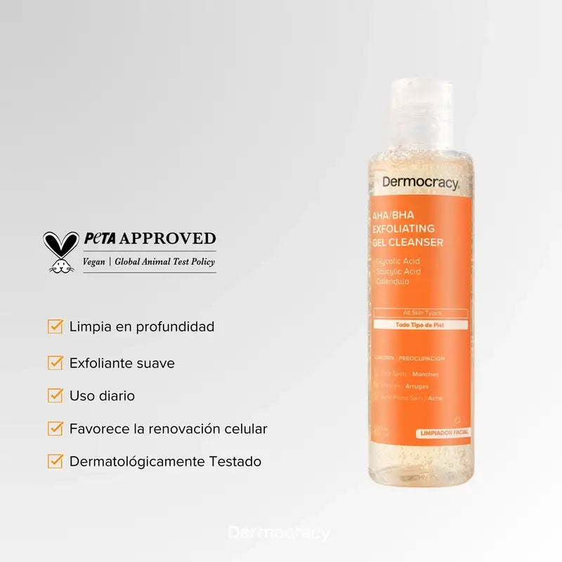 Dermocracy Ана/Bha Gel nettoyant exfoliant