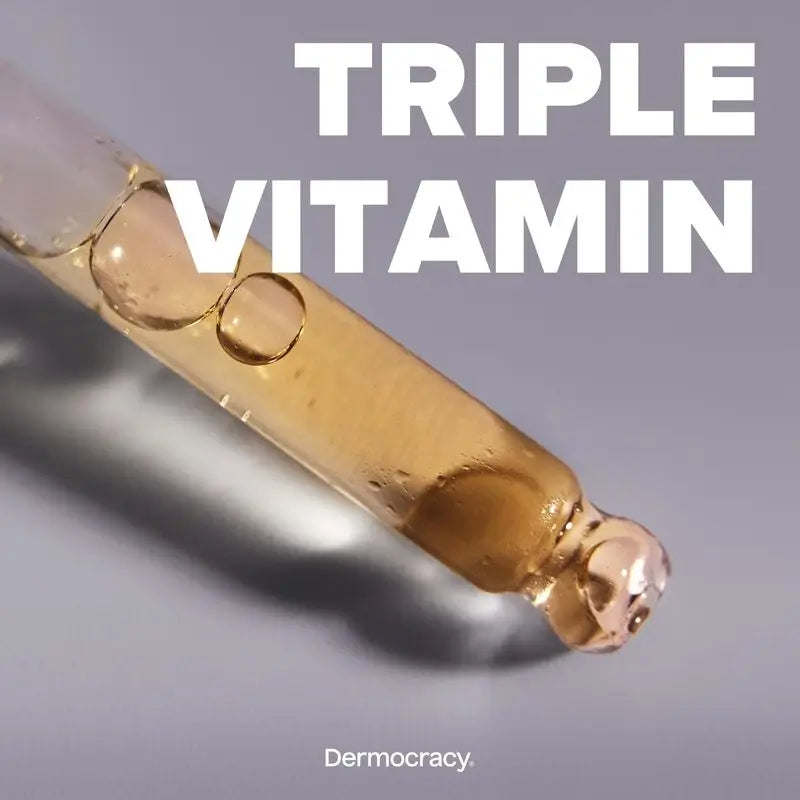 Dermocracy Triple Vitamin Radiance Serum 30% [Vitamine C + Vitamine E + Vitamine A] , 30 Ml