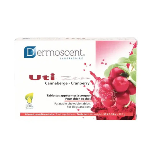 Dermoscent Uti-Zen Chiens Chats, 30 comprimés