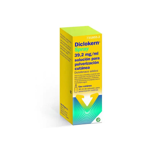 Diclokern spray 39,2 mg/ml spray cutané 30ml