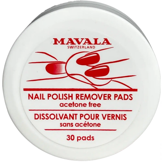 Disques dissolvants de vernis à ongles sans acétone Mavala
