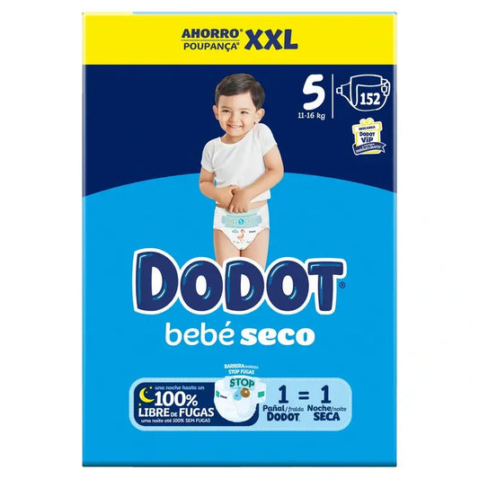 Dodot Baby Dry Taille 5, 152 couches