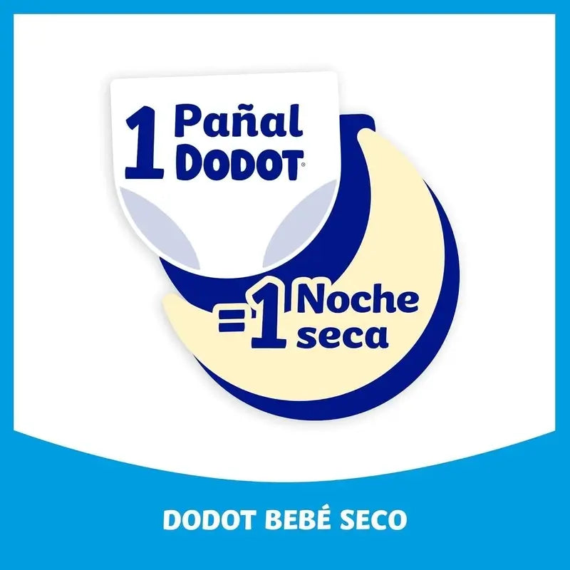 Dodot Baby Dry Taille 6, 13Kg-18Kg, 128 couches