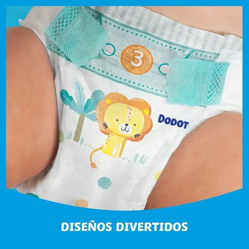 Dodot Baby Dry Taille 6, 13Kg-18Kg, 128 couches
