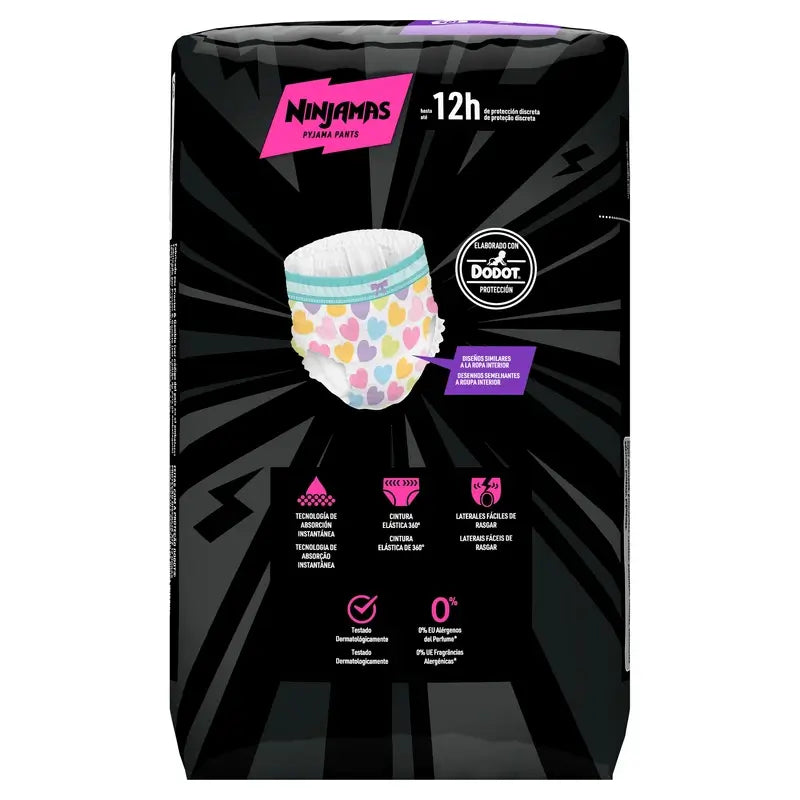 Dodot Ninjamas Taille 7 Coeur, 10 Couches