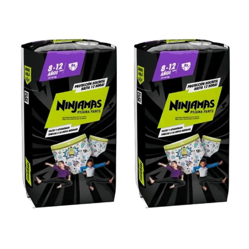 Dodot Ninjamas Taille 8 Rocket, 2X9 Couches