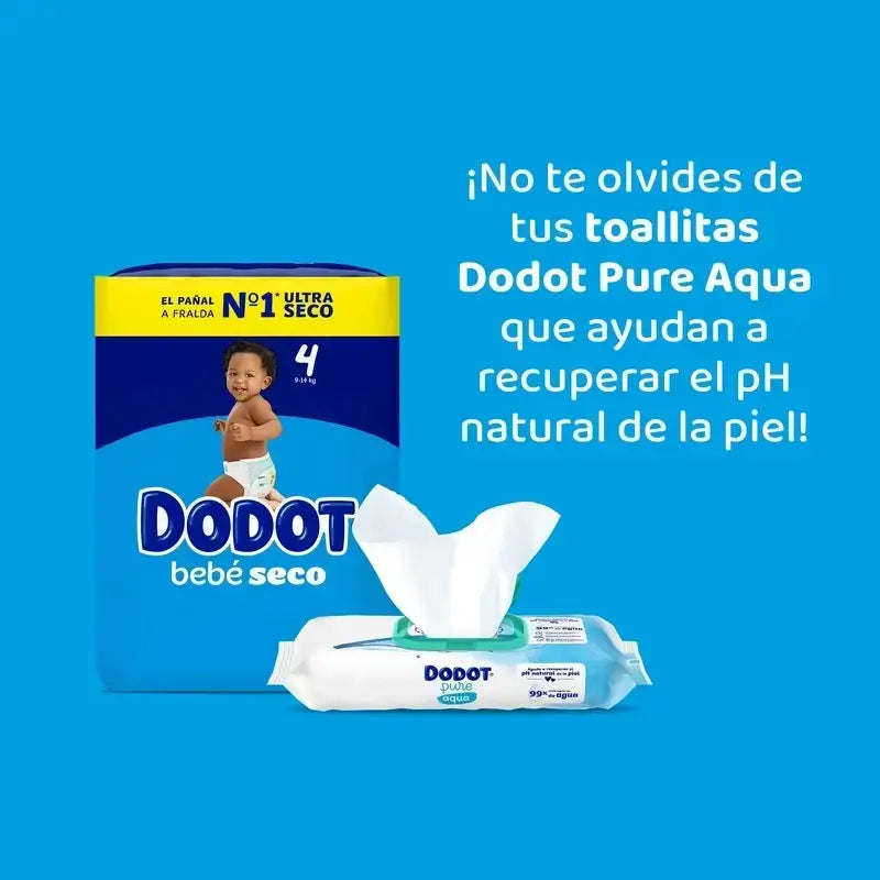 Dodot Baby Dry Taille 6+ (+14 Kg), 2x48 couches
