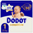 Dodot Sensitive Taille 1, 2kg-5kg, 90 couches