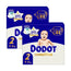 Dodot Sensitive Jumbo Sensitive Nappy Pack Size 2, 2x88 unités