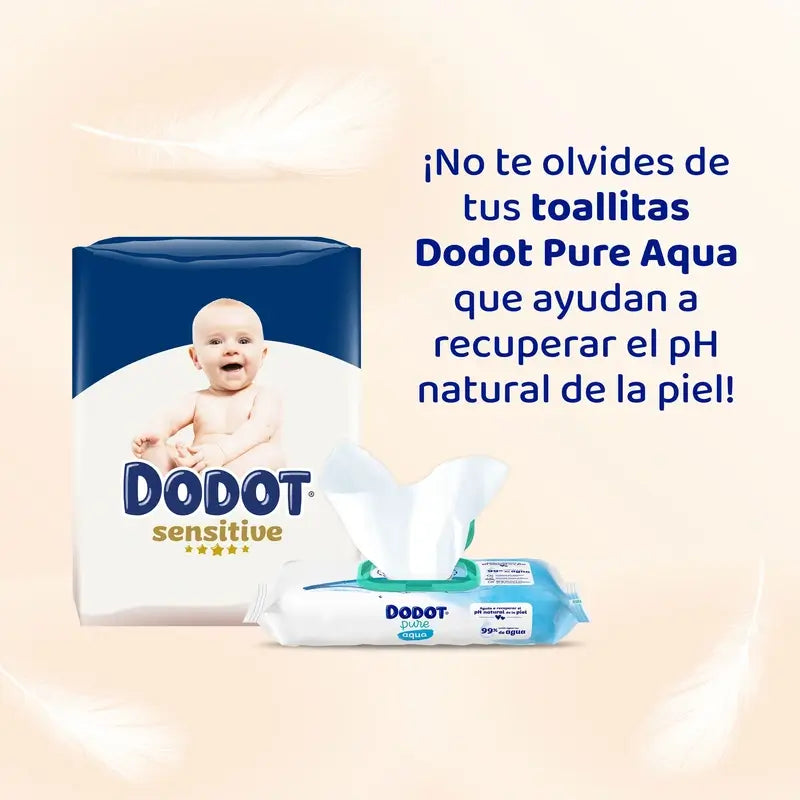 Dodot Sensitive Taille 2, 4kg-8kg, 88 couches