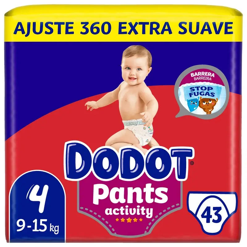 Dodot Pants Activity Taille 4, 43 Couches