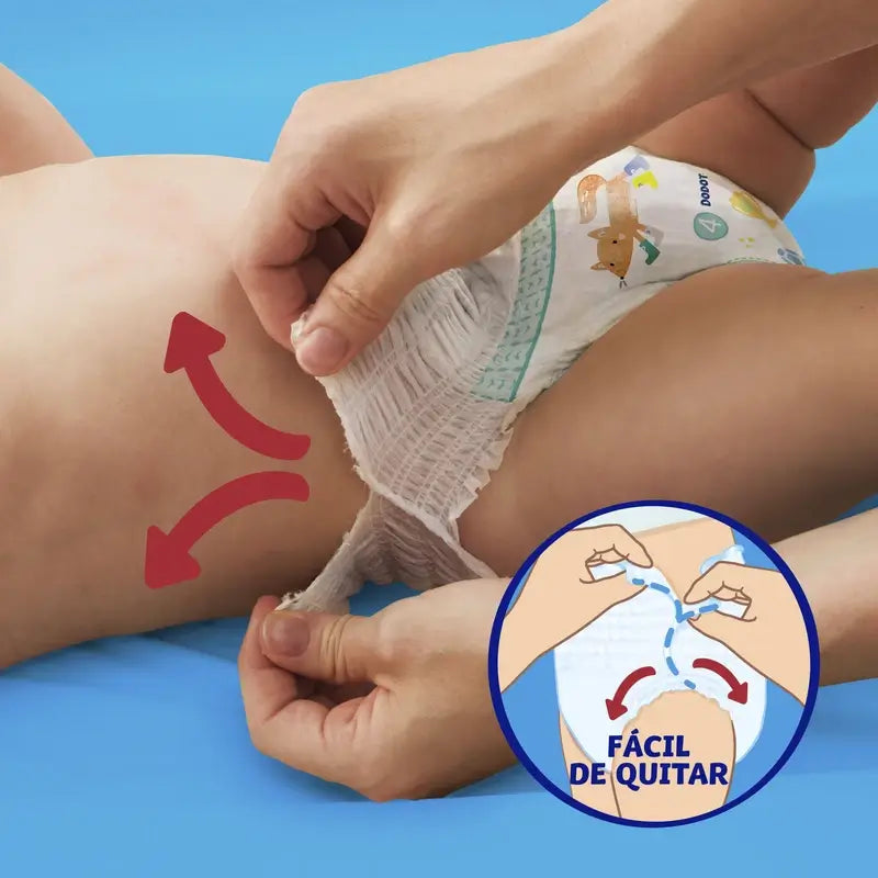 Culotte Dodot Taille 4, 62 Couches