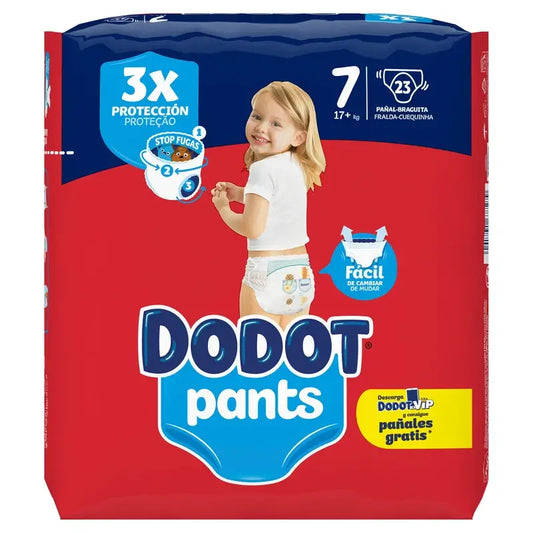 Culotte Dodot Taille 7 (+17 Kg), 23 Couches