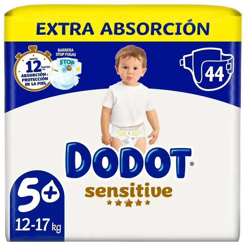Dodot Sensitive Taille 5, 132 couches