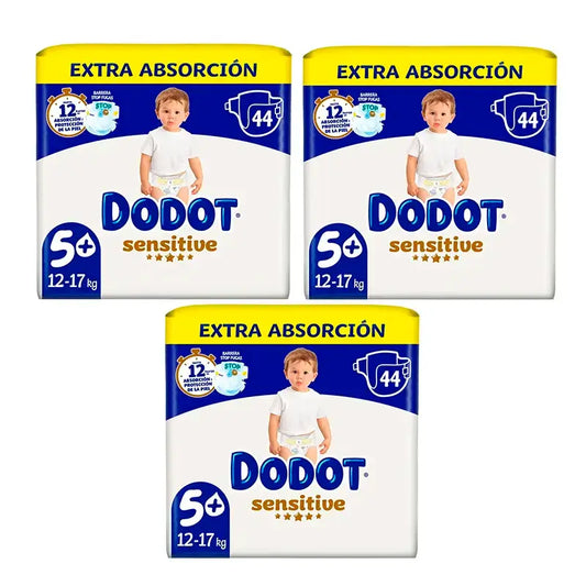 Dodot Sensitive Taille 5, 132 couches