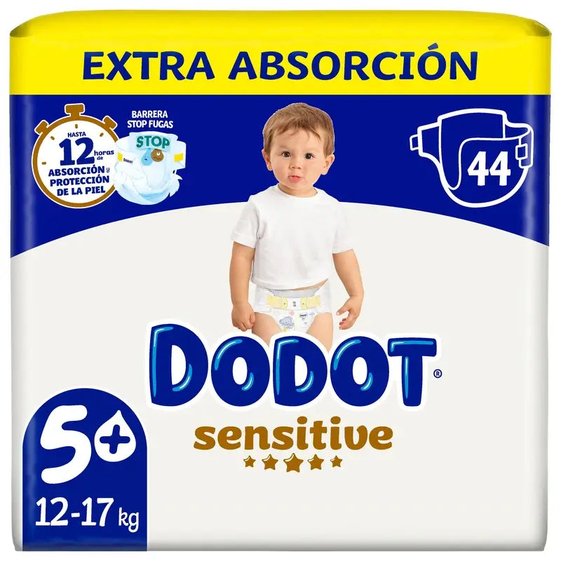 Dodot Sensitive Nappy Extra Jumbo Size 5 , 44 units