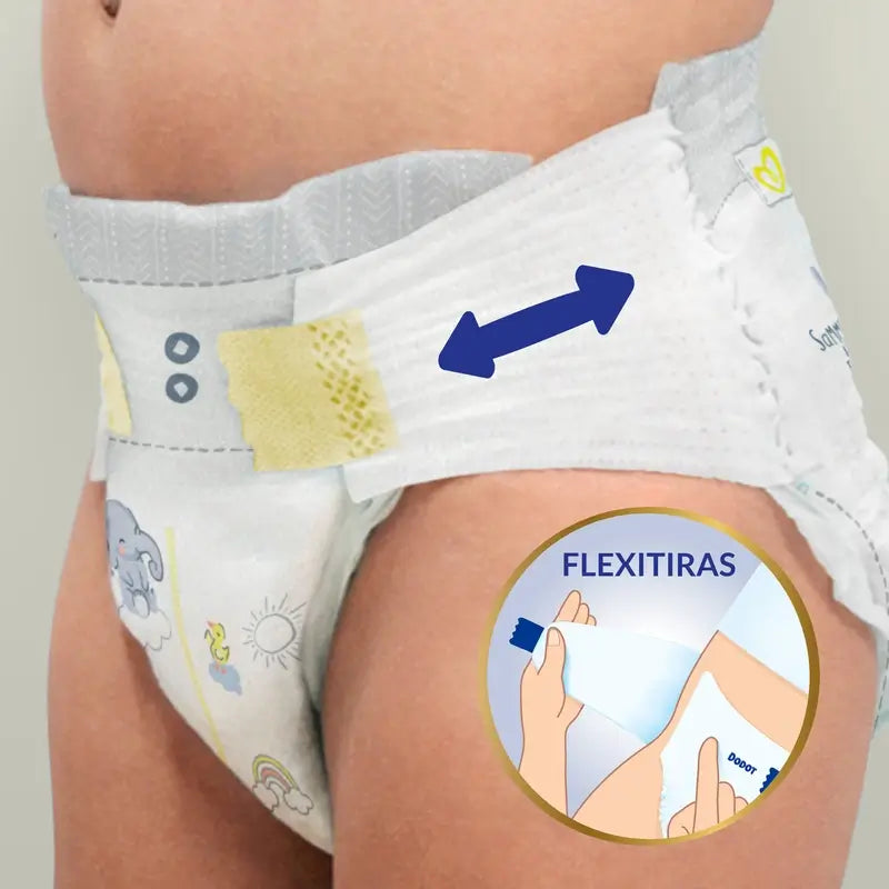 Dodot Sensitive Extra-Box Taille 3+, 112 couches