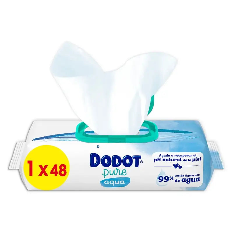 Dodot Dodot Total Care Aqua Wipes, 48 pièces