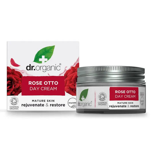 Dr. Organic Rosa Damascena Mature Skin Day Cream, 50 ml
