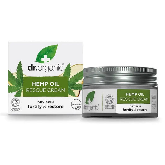 Dr. Organic Hemp Oil Hemp Oil Rescue Cream Combination Skin, 50 ml