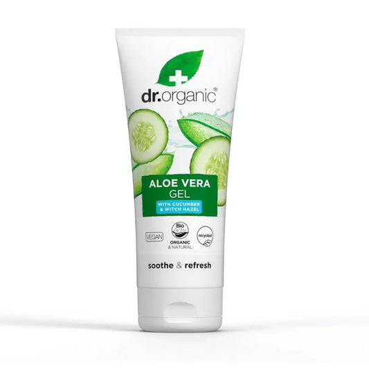 Gel hydratant pour le corps à l'aloe vera Dr. Organic Tous types de peau, 200 ml