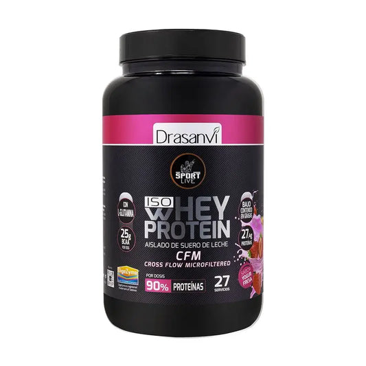 Drasanvi Sport Live Whey Protein Strawberry Yoghurt Isolate , 800 grammes