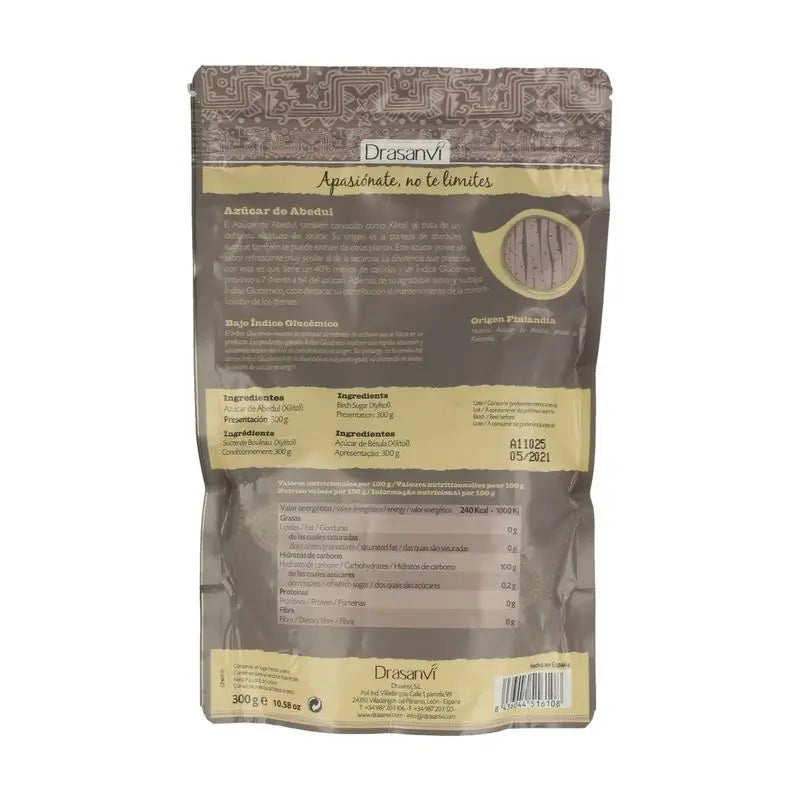 Drasanvi Xylitol Sucre de Bouleau Doypack Superalime , 300 g