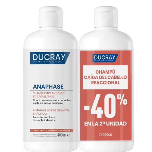 Ducray Anaphase Shampooing réactif anti-chute et croissance Duo Pack 2x400ml