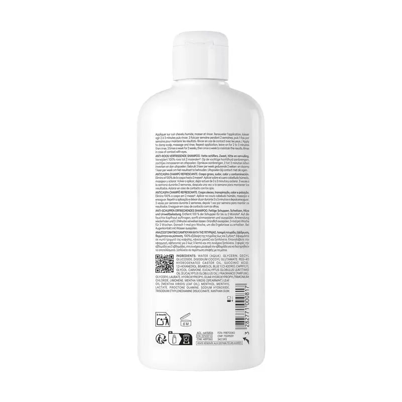 Ducray Kelual Squanorm Shampooing rafraîchissant, 400 ml